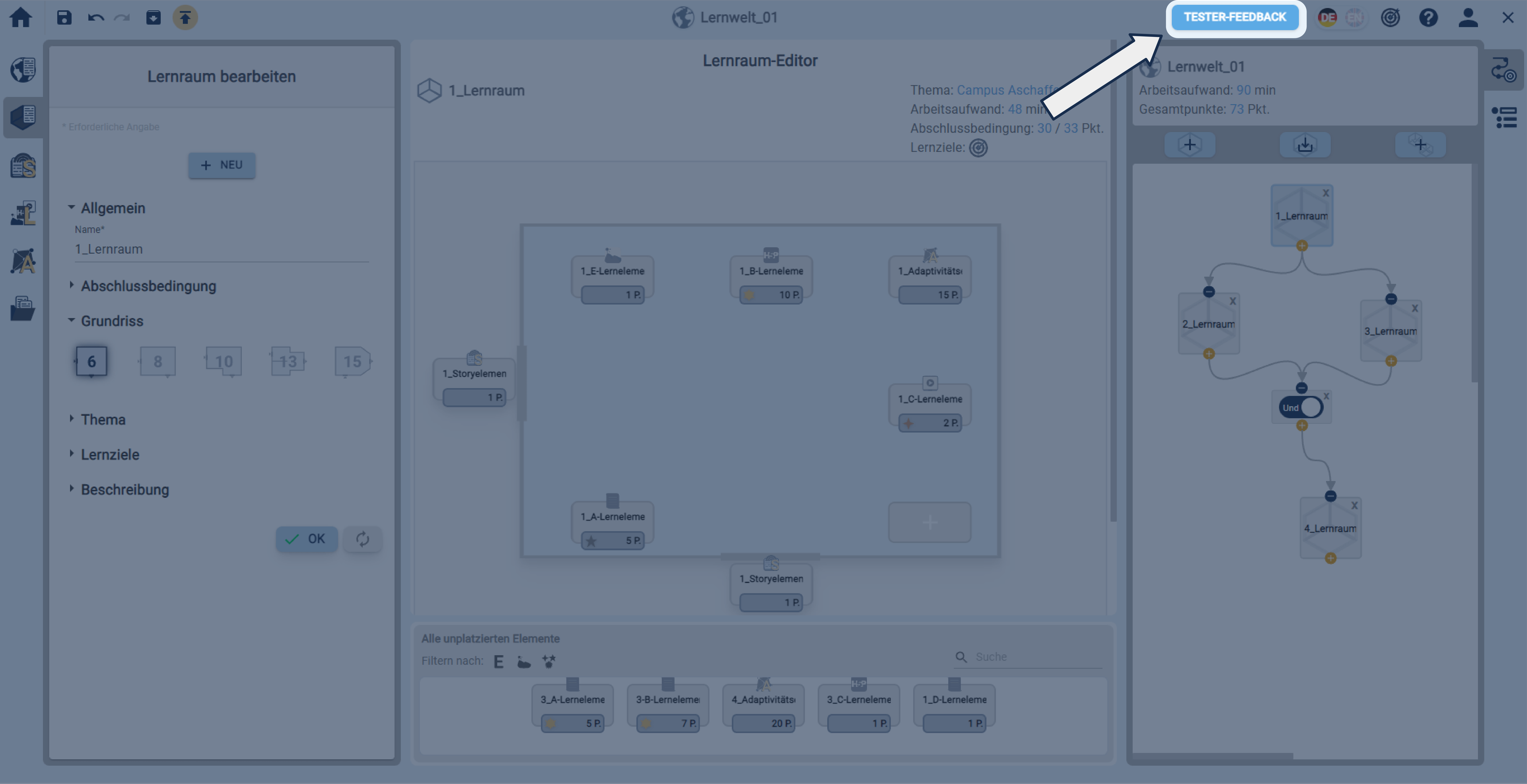 BenutzungsoberflaecheArbeitsflaecheFeedbackButtonCallout BenutzungsoberflaecheArbeitsflaecheFeedbackButtonCallout