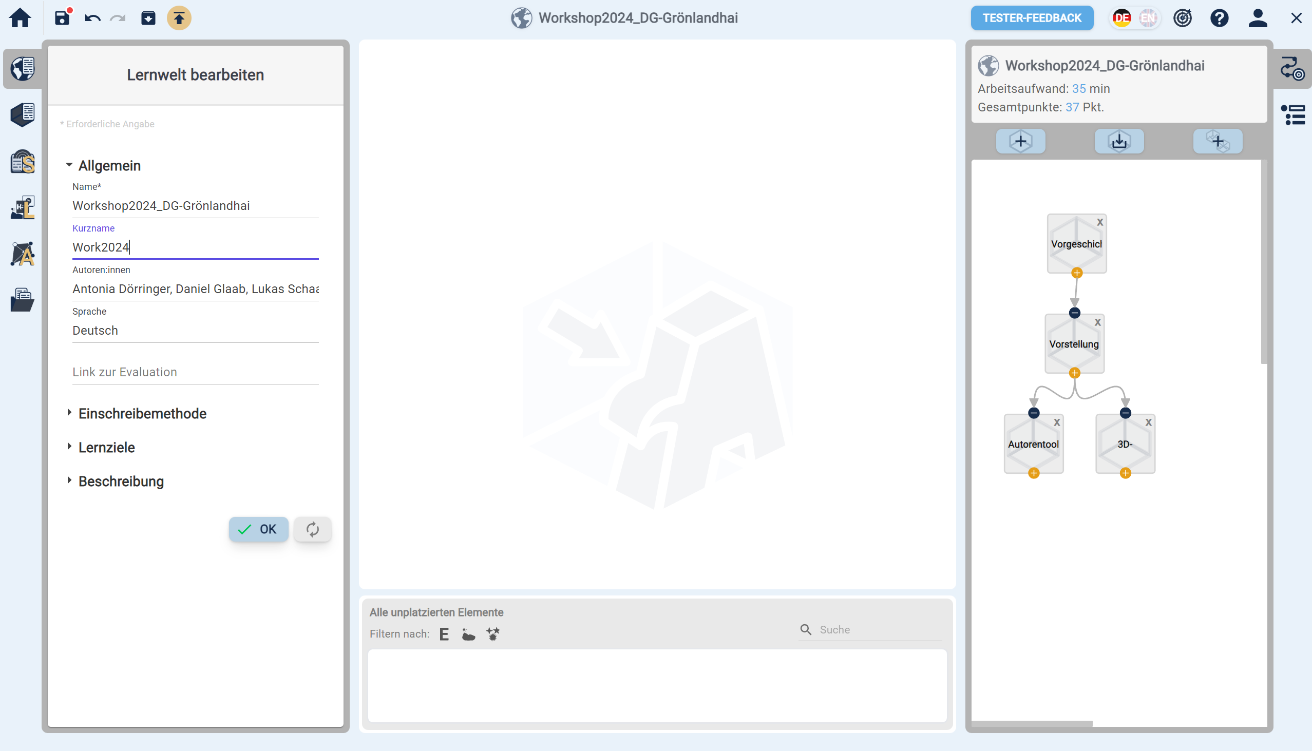 Changed names of the learning world Changed names of the learning world