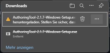 Download indicator in Edge Download indicator in Edge